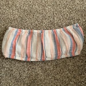 American Eagle Women’s Large Striped Tube Top